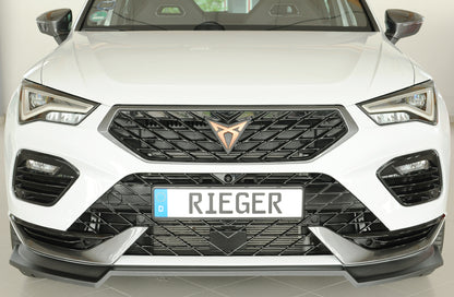 Seat Ateca Cupra (5FP) Rieger Spoilerschwert für orig. Frontschürze, ABS, 
inkl. Montagezubehör, ABE