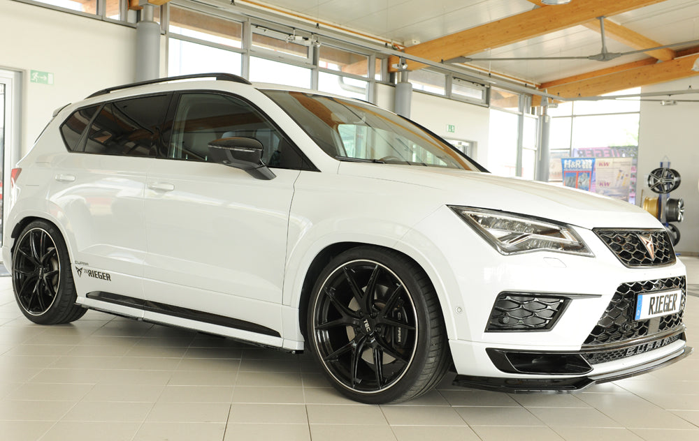 Seat Ateca FR (5FP) Rieger Seitenschwelleransatz (3-tlg.) links, 3-tlg., ABS, 
inkl. Montagezubehör, Gutachten