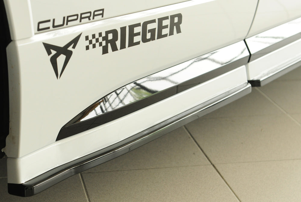 Seat Ateca FR (5FP) Rieger Seitenschwelleransatz (3-tlg.) rechts, 3-tlg., ABS, 
inkl. Montagezubehör, Gutachten