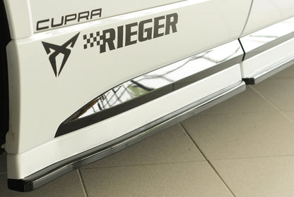 Seat Ateca FR (5FP) Rieger Seitenschwelleransatz (3-tlg.) rechts, 3-tlg., ABS, 
inkl. Montagezubehör, Gutachten