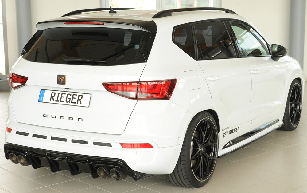 Seat Ateca FR (5FP) Rieger Seitenschwelleransatz (3-tlg.) rechts, 3-tlg., ABS, 
inkl. Montagezubehör, Gutachten