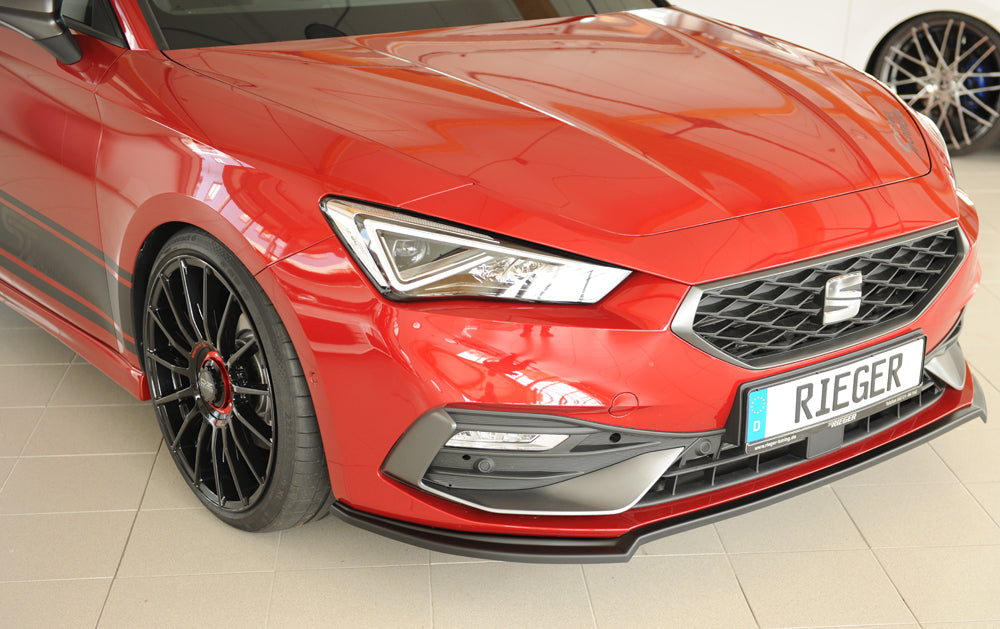 Seat Leon (KL) Rieger Spoilerschwert für orig. Frontschürze, ABS, 
inkl. Montagezubehör, ABE