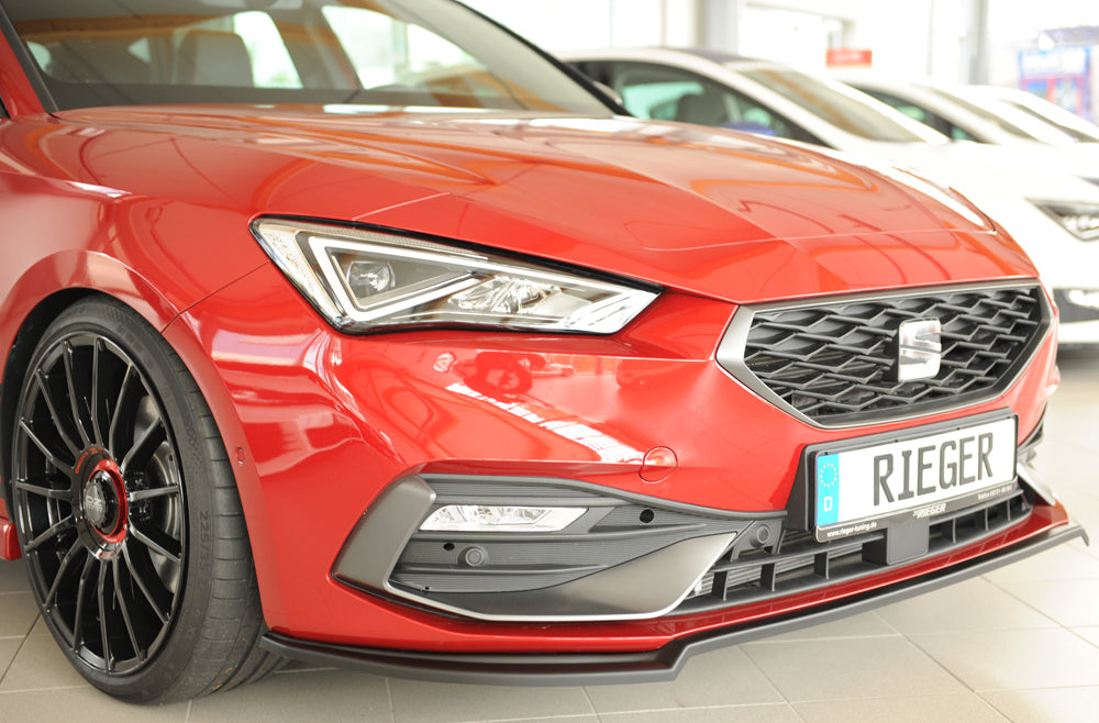 Seat Leon (KL) Rieger Spoilerschwert für orig. Frontschürze, ABS, 
inkl. Montagezubehör, ABE