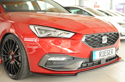 Seat Leon (KL) Rieger Spoilerschwert für orig. Frontschürze, ABS, 
inkl. Montagezubehör, ABE