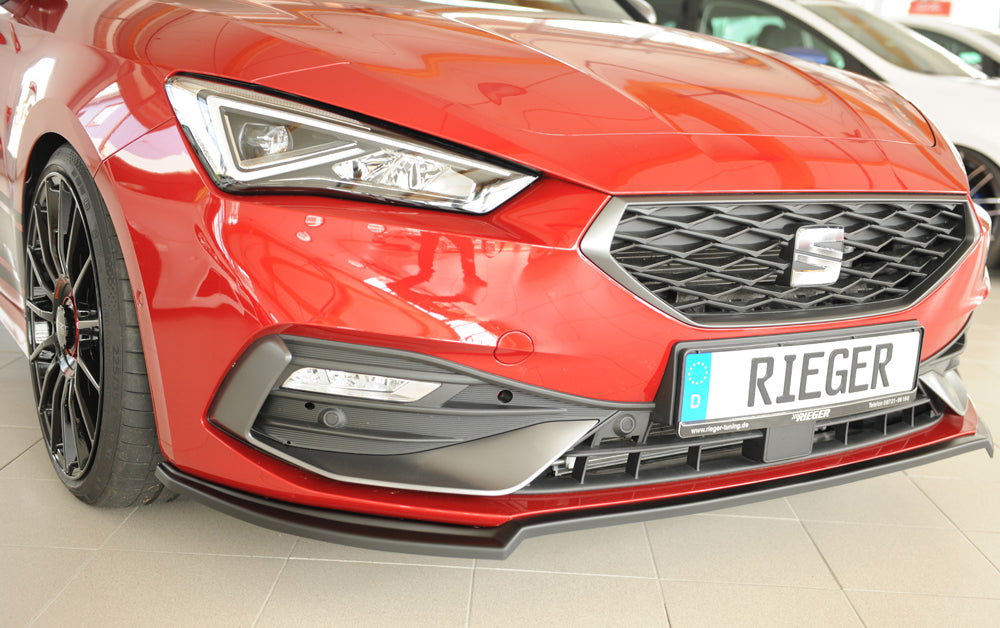 Seat Leon (KL) Rieger Spoilerschwert für orig. Frontschürze, ABS, 
inkl. Montagezubehör, ABE