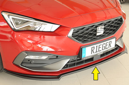Seat Leon (KL) Rieger Spoilerschwert für orig. Frontschürze, ABS, 
inkl. Montagezubehör, ABE