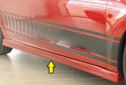 Seat Leon (KL) Rieger Seitenschweller (XS) rechts, ABS, 
inkl. Montagezubehör, Gutachten