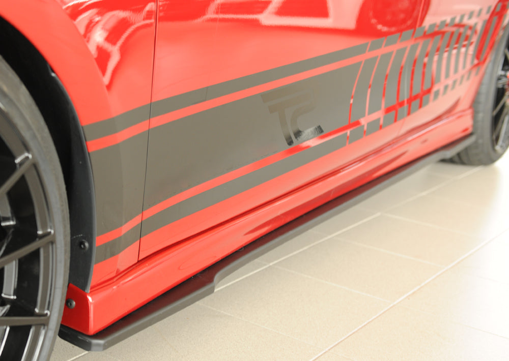 Seat Leon (KL) Rieger Seitenschwelleransatz links, für RIEGER-Seitenschweller, ABS, 
inkl. Montagezubehör, Gutachten