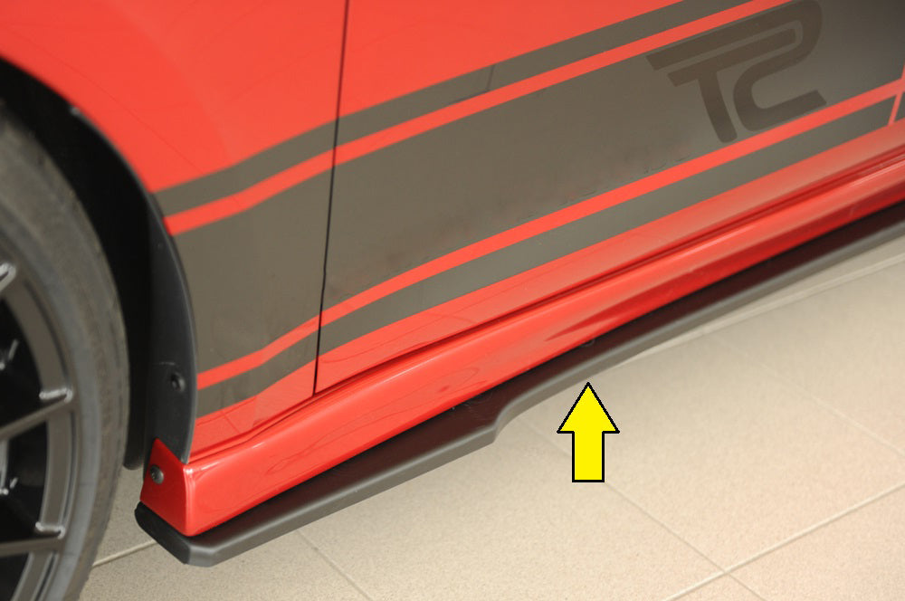 Seat Leon (KL) Rieger Seitenschwelleransatz links, für RIEGER-Seitenschweller, ABS, 
inkl. Montagezubehör, Gutachten