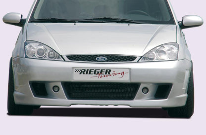 Ford Focus 1 Rieger Spoilerstoßstange -> ab Modell  11/2001 mit seitlichen Rippen, ABS, 
inkl. Alugitter, Montagezubehör, ABE