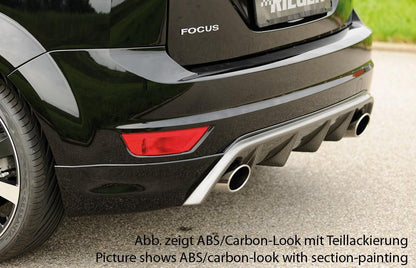 Ford Focus 2 Rieger Heckschürzenansatz  für Endrohr li. u. re., ABS, 
inkl. Montagezubehör, Gutachten