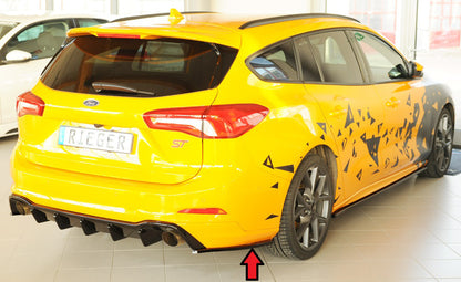 Ford Focus 4 ST (DEH) Rieger Heckschürzenansatz seitlich rechts rechts, für RIEGER Heckeinsatz, ABS, für Fzg. mit ST-Line,...