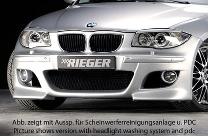 BMW 1er E87  (187 / 1K2/1K4) Rieger Spoilerstoßstange  ABS, 
inkl. Montagezubehör, ABE