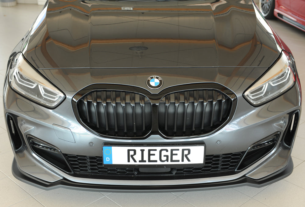 BMW 1er F40  (F1H) Rieger Spoilerschwert für orig. Frontschürze, ABS, für Fzg. mit M-Sport-Paket, 
inkl. Montagezubehör, ABE