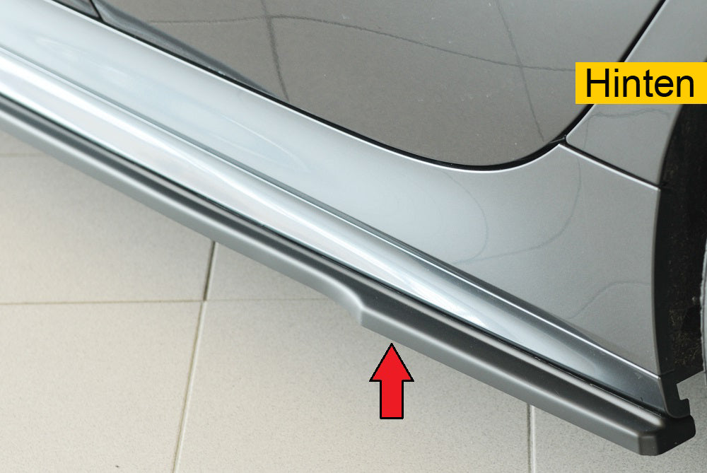 BMW 1er F40  (F1H) Rieger Seitenschwelleransatz links, für orig. Seitenschweller, ABS, für Fzg. mit M-Sport-Paket, 
inkl. ...