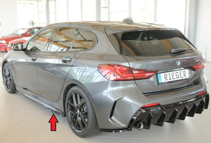 BMW 1er F40  (F1H) Rieger Seitenschwelleransatz links, für orig. Seitenschweller, ABS, für Fzg. mit M-Sport-Paket, 
inkl. ...