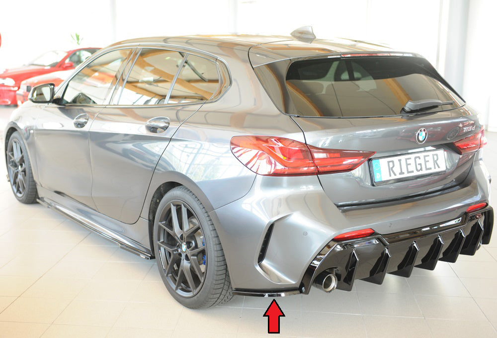 BMW 1er F40  (F1H) Rieger Heckschürzenansatz seitlich links links, ABS, für Fzg. mit M-Sport-Paket, 
inkl. Montagezubehör,...