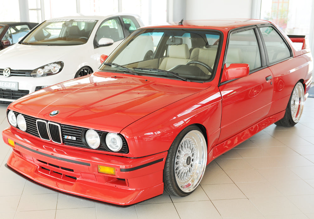 BMW 3er E30 M3 Rieger Spoilerlippe für orig. Frontschürze, ABS, 
inkl. Montagezubehör, ABE