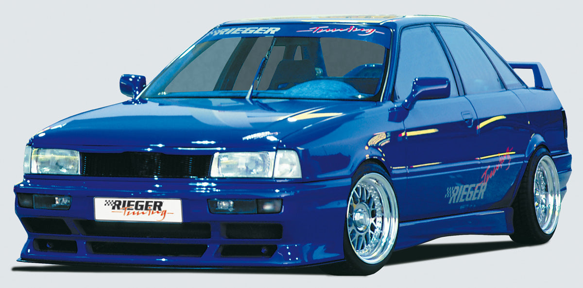 Audi 80 Typ 89 Rieger Spoilerstoßstange mit Aussparung für Blinkleuchten, mit Aussparung für NSW, GFK inkl. Gutachten, Mon...