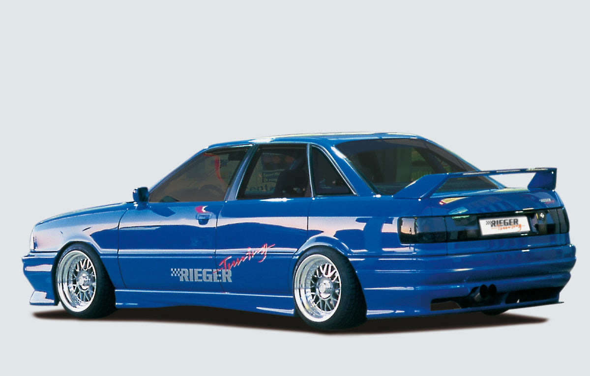 Audi 90 Typ 89 Rieger Heckschürze GFK, 
Gutachten, Montagezubehör