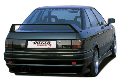 Audi 80 Typ 89 Rieger Heckflügel Breitbau II Typ 035 und B4 (für B4 anderes Gutachten!) GFK, 
inkl. Gutachten, Montagezubehör