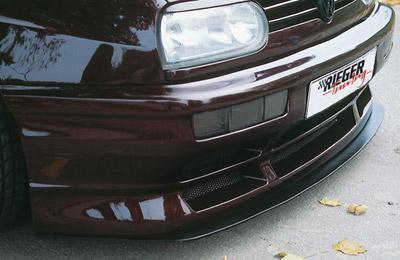 VW Golf 3 Rieger Spoilerschwert Breitbau II für Spoilerstoßstange Breitbau II für Spoilerstoßstange, ABS, 
Montagezubehör