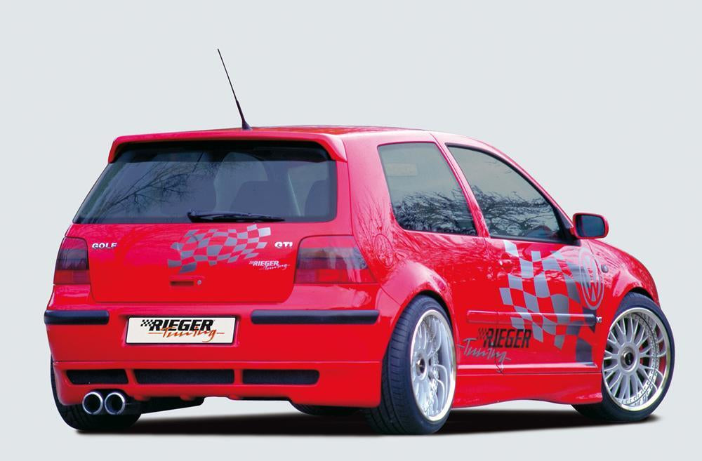 VW Golf 4 Rieger Heckansatz   -> nicht VR6 4-motion! (ESD ist unten offen) ABS, 
inkl. Alugitter, Gutachten, Montagezubehör