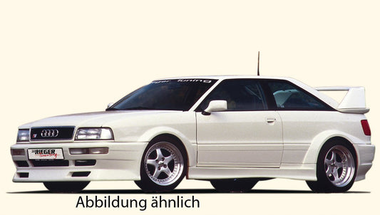 Audi 80 Typ 89 Rieger Spoilerschwert Breitbau II für Spoilerstoßstange Audi Coupé 00044010 für Spoilerstoßstange, ABS, 
Montagezubehör