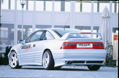 Opel Calibra (A) Rieger Heckansatz Breitbau I -> Endrohre max. 80mm flache Version, ABS, 
inkl. Gutachten