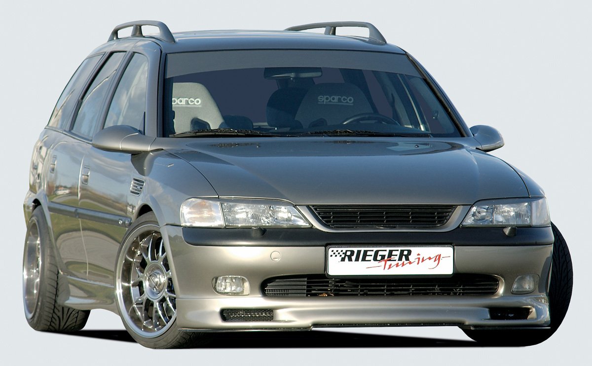 Opel Vectra B Rieger Spoilerlippe   -> bis Mod. 00, passt nicht bei I500 ABS, 
inkl. Gutachten, Montagezubehör