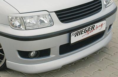 VW Polo 4 (6N) Rieger Spoilerlippe   ab Modell 2000, oder 6N2 ABS, 
Gutachten, Montagezubehör