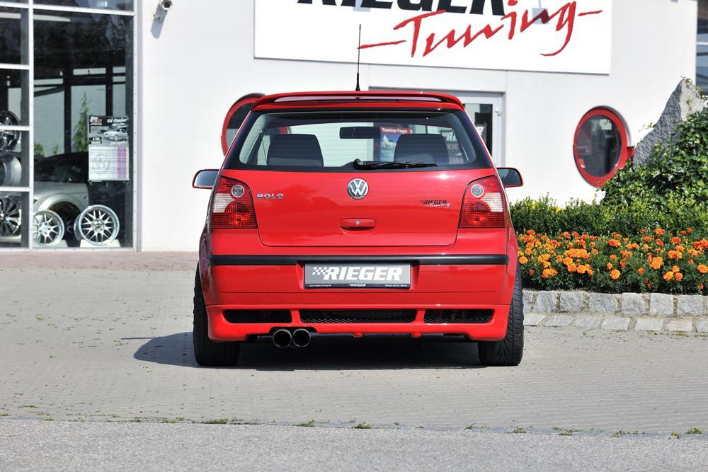 VW Polo 5 (9N) Rieger Heckansatz   auch 9N2 und GTI ABS, 
inkl. Alugitter, Gutachten, Montagezubehör