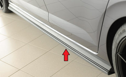 VW Polo (AW) GTI Rieger Seitenschwelleransatz links, für orig. Seitenschweller, ABS, 
inkl. Montagezubehör, Gutachten