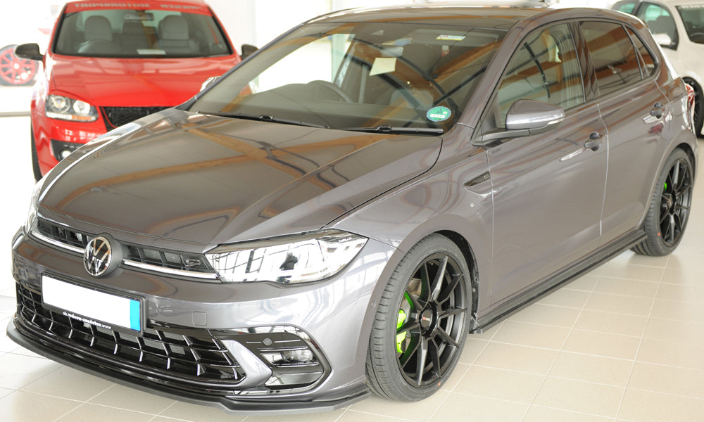 VW Polo (AW) GTI Rieger Seitenschwelleransatz links, für orig. Seitenschweller, ABS, 
inkl. Montagezubehör, Gutachten