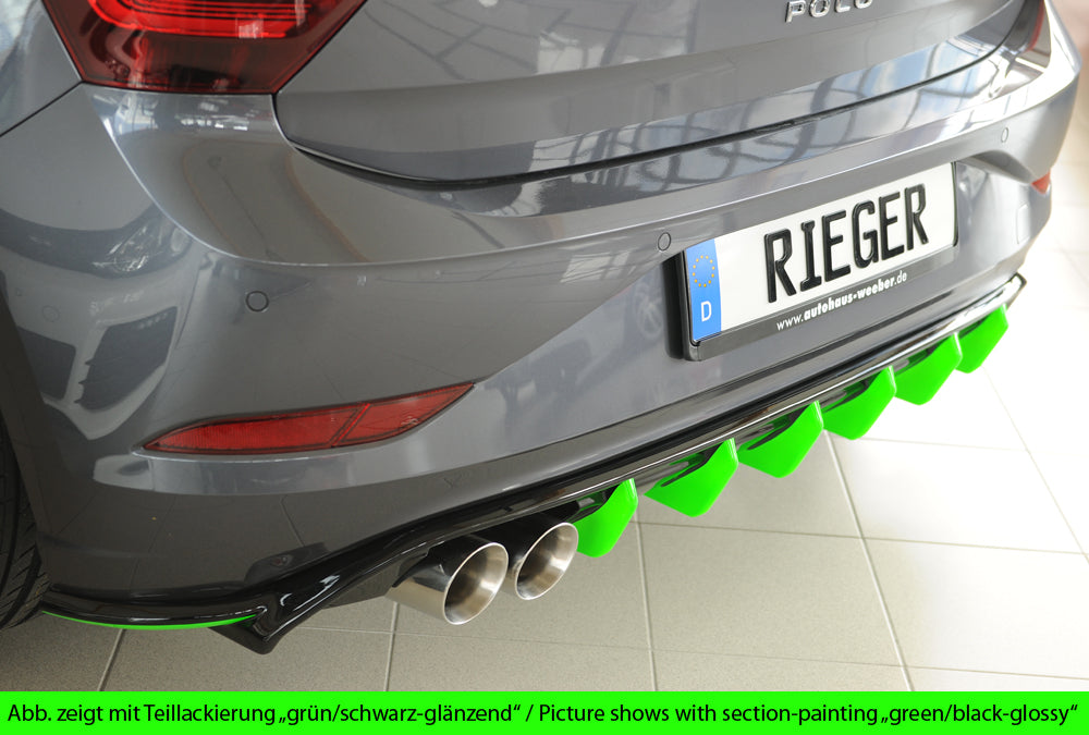 Rieger Seitenschwelleransatz Set (2 Stück) für VW Polo (AW) GTI 5-tür.  06.21- (ab Facelift), Seite, 5-tür., Polo (AW) GTI, VW, Rieger-Tuning