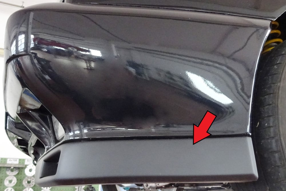 VW Golf 2  Rallye Golf (19E-299) Rieger Spoilerlippe für orig. Frontschürze, ABS, 
inkl. Montagezubehör, ABE