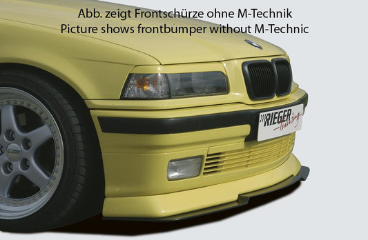 BMW 3er E36 Rieger Spoilerlippe  GFK,  für Fzg. mit M-Technik, 
Gutachten, Montagezubehör
