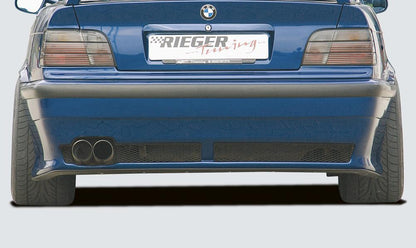 BMW 3er E36 Rieger Heckschürze   RT 04  ABS, 
Gutachten, Montagezubehör, Alugitter