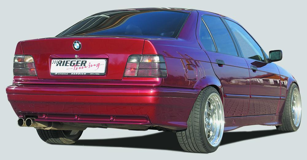 BMW 3er E36 Rieger Heckeinsatz    ABS, 
inkl. Gutachten, Montagezubehör