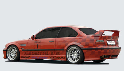 BMW 3er E36 Rieger Heckflügel Breitbau II  mit 3. Bremsleuchte, GFK, 
inkl. Gutachten, Montagezubehör