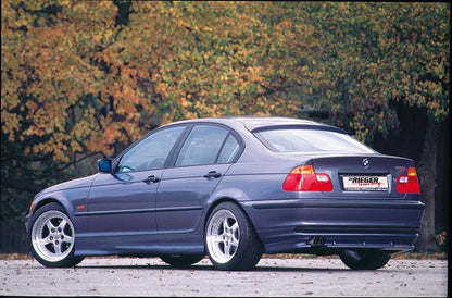 BMW 3er E46 Rieger Heckansatz   -> nicht für M-Technik, nicht für Faceliftmodelle ABS, 
inkl. Gutachten, Montagezubehör