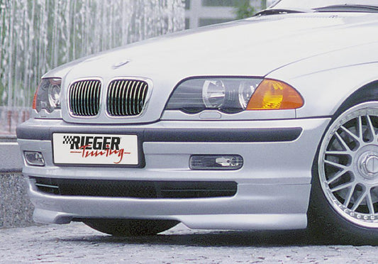 BMW 3er E46 Rieger Spoilerlippe -> alle Modelle außer M-Technik ABS, 
inkl. Gutachten, Montagezubehör