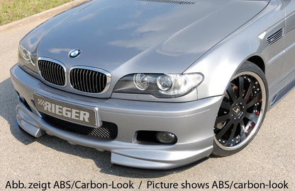 BMW 3er E46 Rieger Spoilerschwert   2-teilig, für Spoilerlippe 50118 für Spoilerlippe, 2-tlg., ABS, für Fzg. mit M-Technik, 
inkl. Montagezubehör, ABE