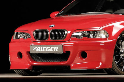 BMW 3er E46 M3 Rieger Spoilerstoßstange CS-Look   ABS, 
inkl. Alugitter, Montagezubehör, ABE