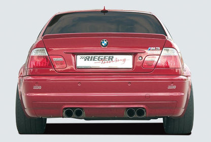 BMW 3er E46 M3 Rieger Heckeinsatz CS-Look   ABS, 
inkl. Gutachten, Montagezubehör