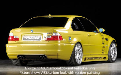 BMW 3er E46 M3 Rieger Heckeinsatz CS-Look   ABS, 
inkl. Gutachten, Montagezubehör