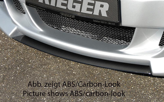 BMW 3er E46 Rieger Spoilerschwert   für Spoilerstoßstange 50411/50245 mittig, für Spoilerstoßstange, ABS, 
inkl. Montagezubehör, ABE