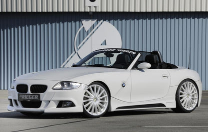 BMW Z4 (E85) Rieger Spoilerstoßstange    mit Aussparung für NSW, ABS, 
inkl. Alugitter, Montagezubehör, ABE