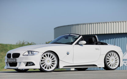 BMW Z4 (E85) Rieger Spoilerstoßstange    mit Aussparung für NSW, ABS, 
inkl. Alugitter, Montagezubehör, ABE