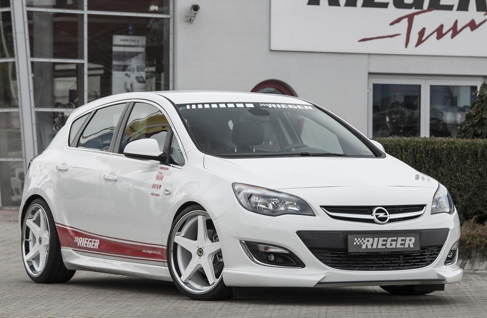 Opel Astra J Rieger Spoilerlippe    ABS, 
inkl. Montagezubehör, ABE